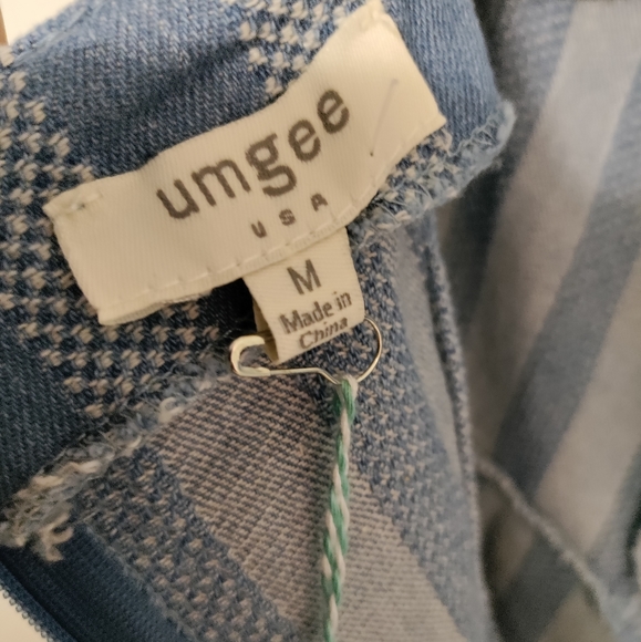 🆕Umgee | Striped Denim Dress Size Medium - Picture 9 of 16